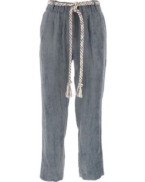 Alysi Tapered Pants - Blue