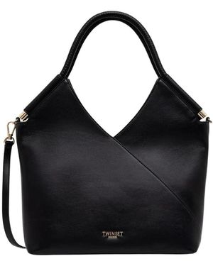 Twinset Tote Bags - Nero