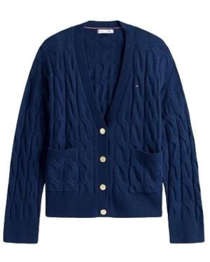 Tommy Hilfiger Cardigans - Bleu