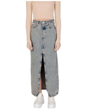 Calvin Klein Denim Skirts - Grey