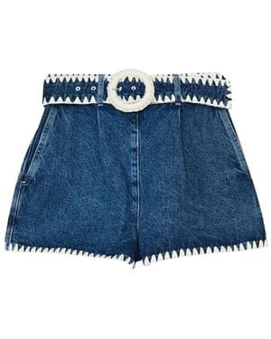 FARM Rio Denim Shorts - Blue
