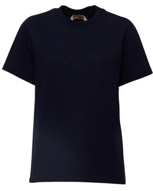 N°21 Tops ,Blauw ,Katoen T-Shirts - Zwart
