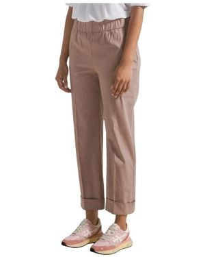 Deha Straight Pants - Brown