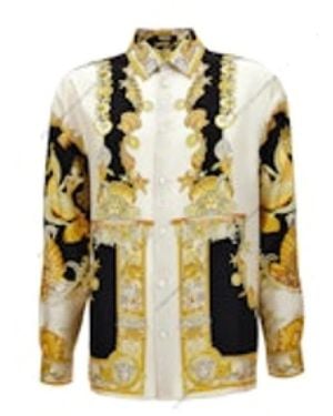 Versace Coral Theatre Shirt - Gelb
