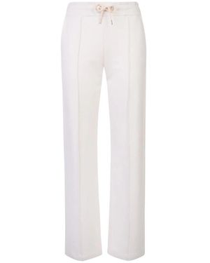 Eleventy Wide Trousers - White