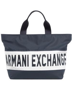 ARMANI EXCHANGE Tote Bags - Blauw