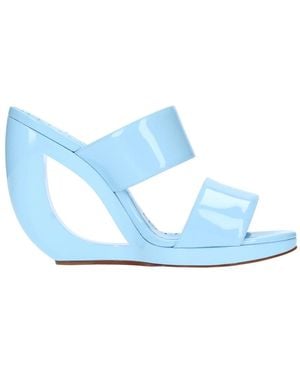 Manolo Blahnik Heeled Mules - Blu