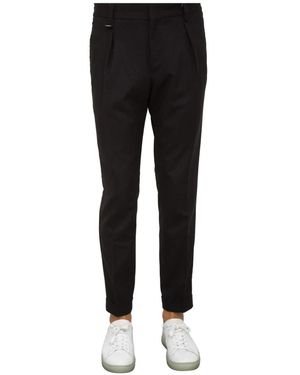 Paolo Pecora Slim-Fit Trousers - Black