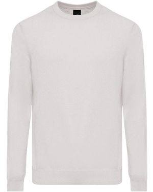Add Round-Neck Knitwear - Blanco