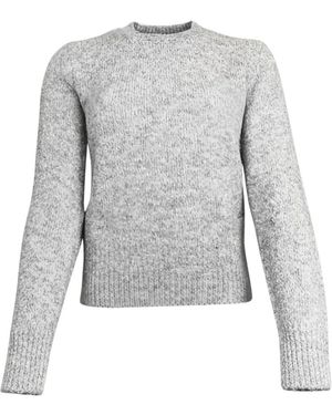 Ami Paris Round-Neck Knitwear - Gris