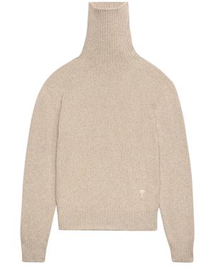 Ami Paris Cashmere Knitwear - Neutro