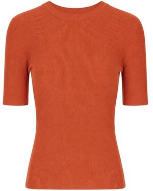 P.A.R.O.S.H. P.A.R.O..H. ,Truien & Vesten ,Oranje ,Round-Neck Truien
