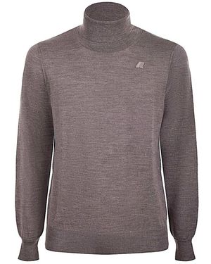 K-Way Turtlenecks - Marrone