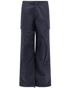 Burberry Wijde Broek - Blauw