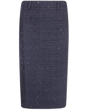 Semicouture Pencil Skirts - Azul