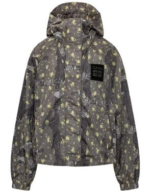 Ganni Light Jackets - Grey