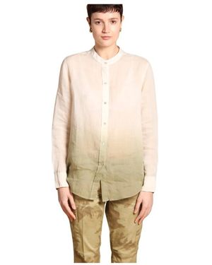 Mason's Orientalischer Stil Ramie Hemd - Natur