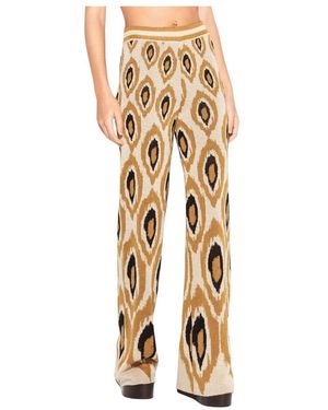 Akep Wide Trousers - Métallisé
