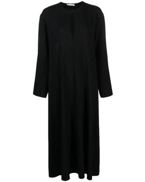 The Row Kleedjes ,Zwart ,Wol Zwarte Ellis Jurk