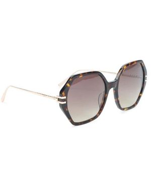 Chopard Accessoires ,Bruin ,Uv Bescherming Zonnebril - Wit