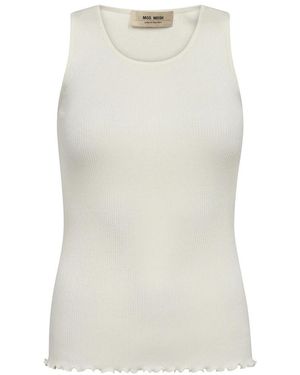 Mos Mosh Sleeveless Tops - White