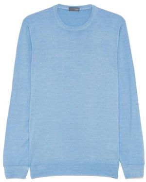 Drumohr Round-Neck Knitwear - Azul