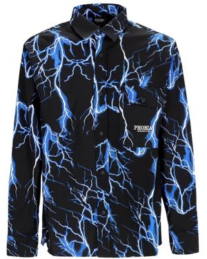 PHOBIA ARCHIVE Casual Shirts - Blue
