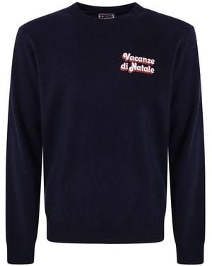 MC2 Saint Barth Round-Neck Knitwear - Bleu