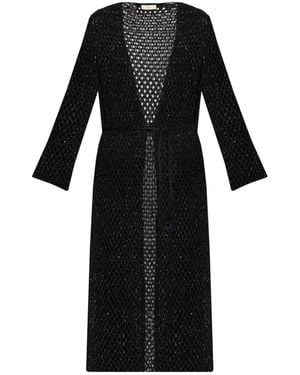 Akep Long Knitwear - Black