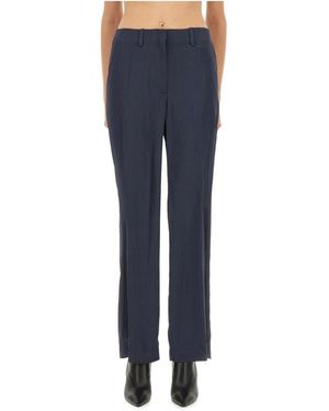 Theory Straight Trousers - Azul