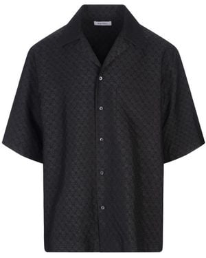 McQueen Short Sleeve Shirts - Black