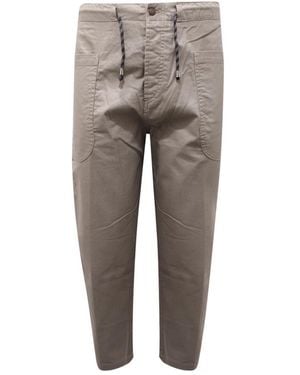 Officina 36 Slim-Fit Trousers - Grey