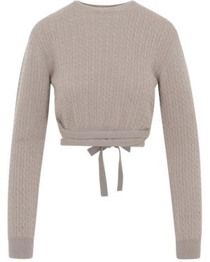 Patou Round-Neck Knitwear - Grijs
