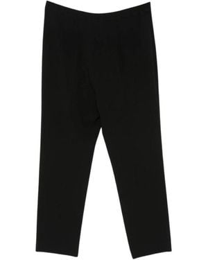 Marina Rinaldi Straight Trousers - Black