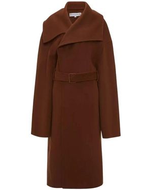 JW Anderson Belted Coats - Brown