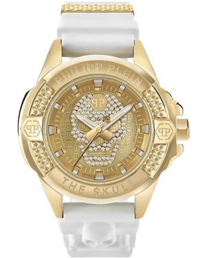 Philipp Plein Accessoires ,Geel ,The Skull Watch - Metallic