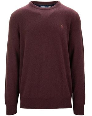 Ralph Lauren Round-Neck Knitwear - Purple
