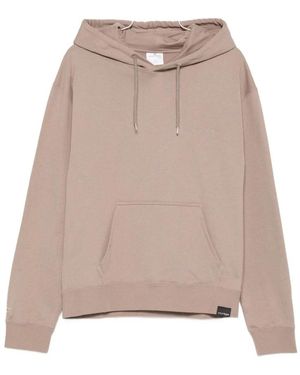 Courreges Hoodies & Sweatvesten ,Katoen Geborduurde Oversized Hoodie - Naturel