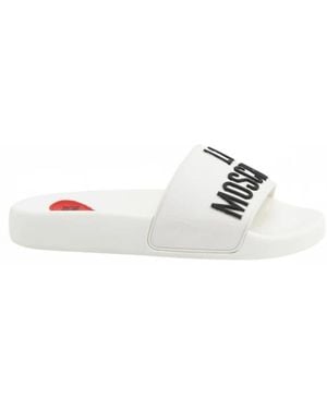 Love Moschino Sliders - White
