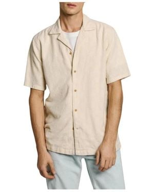 Pepe Jeans Short Sleeve Shirts - Natural