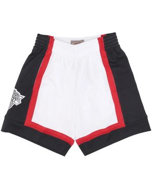 Mitchell & Ness Nba Cracked Cement Basketball Shorts - Rood