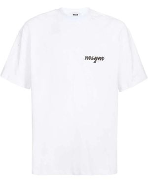 MSGM T-Shirts - Wit