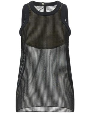 Sacai Sleeveless Tops - Grey