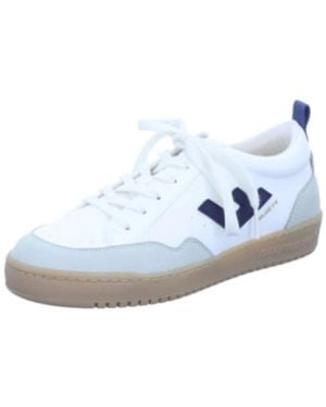 Flamingos' Life Weißer Damensneaker, Bequem Und Vielseitig - Blau