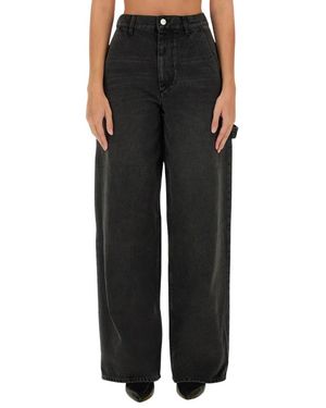 Isabel Marant Wide Jeans - Negro