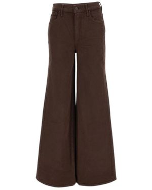 Mother Wide Jeans - Marron