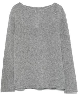 Max Mara Round-Neck Knitwear - Gris