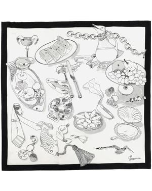 Jacquemus Silk Scarves - Metallic