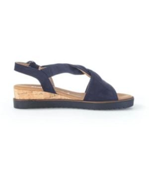 Gabor Damen Keilsandalen - Blau