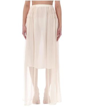 Dries Van Noten Maxi Skirts - Natural